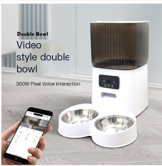 5L Smart Automatic Cat Feeder with Camera and Voice