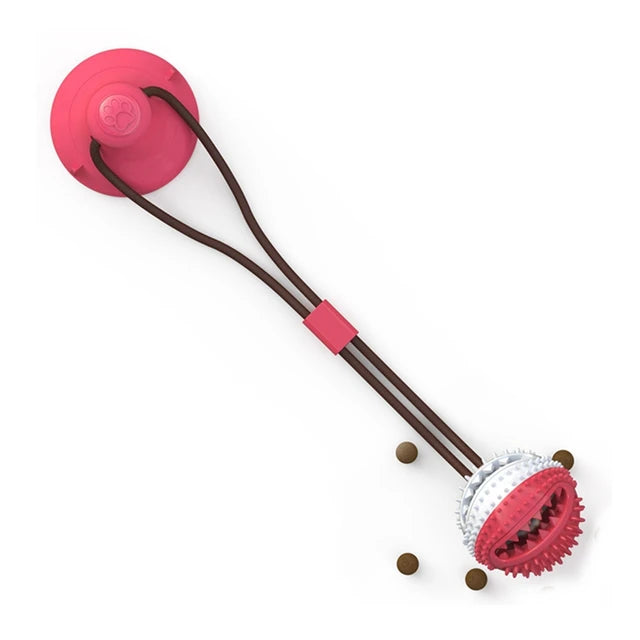 Interaktiver Saugnapf-Ball für Hunde