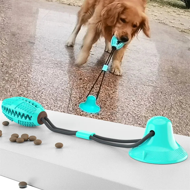 Interaktiver Saugnapf-Ball für Hunde