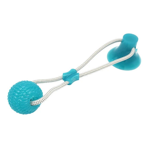 Interaktiver Saugnapf-Ball für Hunde