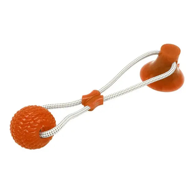 Interaktiver Saugnapf-Ball für Hunde