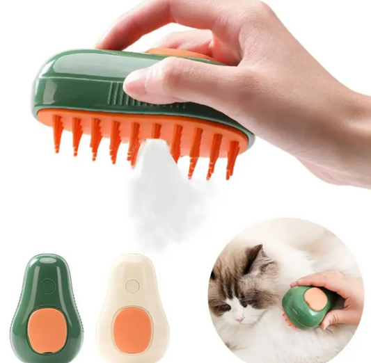 3-in-1 Fellbürste mit Dampffunktion