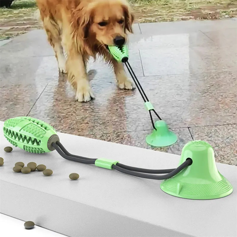 Interaktiver Saugnapf-Ball für Hunde
