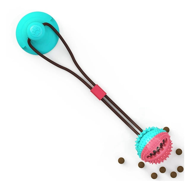 Interaktiver Saugnapf-Ball für Hunde