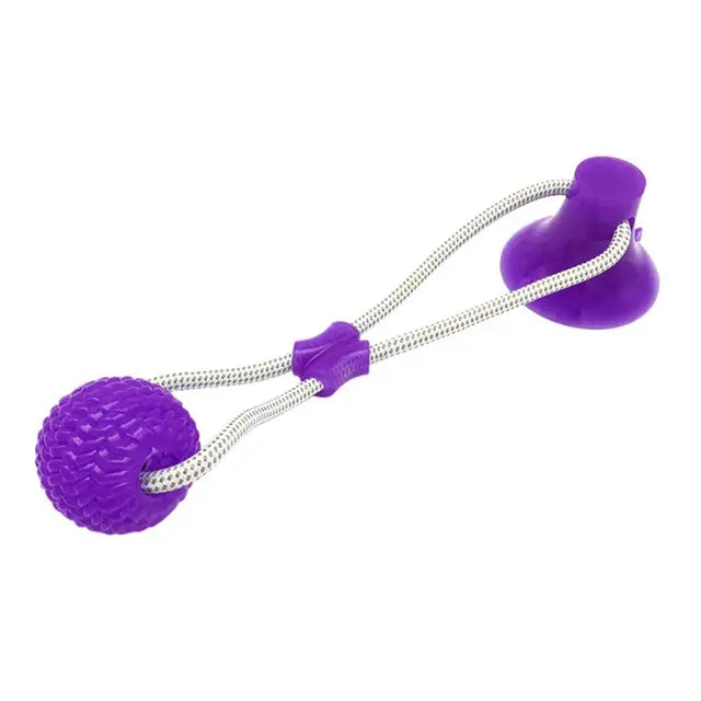Interaktiver Saugnapf-Ball für Hunde